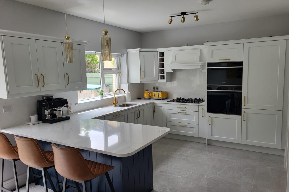 “Modern finished kitchen in Clare”