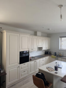 Modern fitted kitchen installed by AR Construction in Limerick