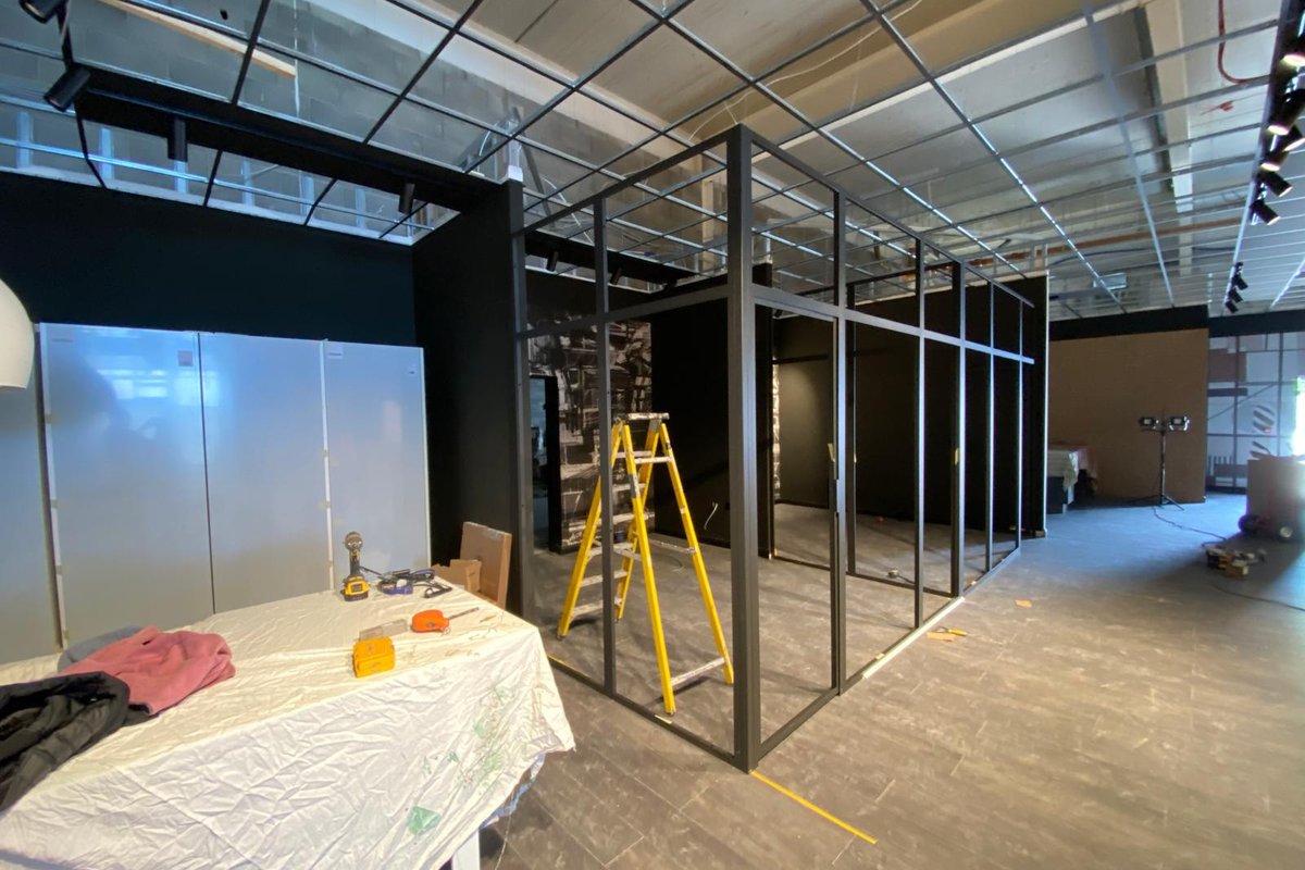 Suspended ceiling installation in Limerick commercial unit by AR Construction Services